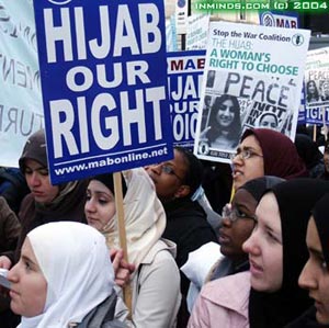 Muslim women fight for the right to wear the hijab